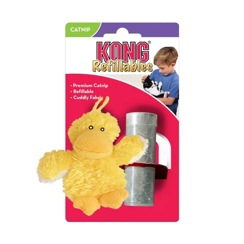 [20% OFF] KONG Refillable Duckie Cat Soft Toy