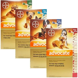 Advocate for Dogs: Flea, Heartworm & Worm Treatment [Sold per Treatment]