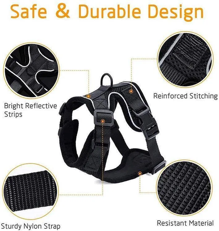 Cat Harness and Leash Set - Soft Adjustable Vest Harnesses for Cat
