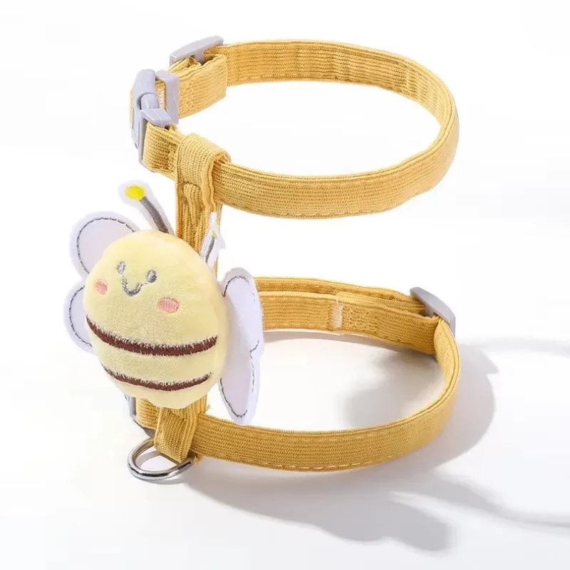 Cat Harness Leash Collar Set Adjustable