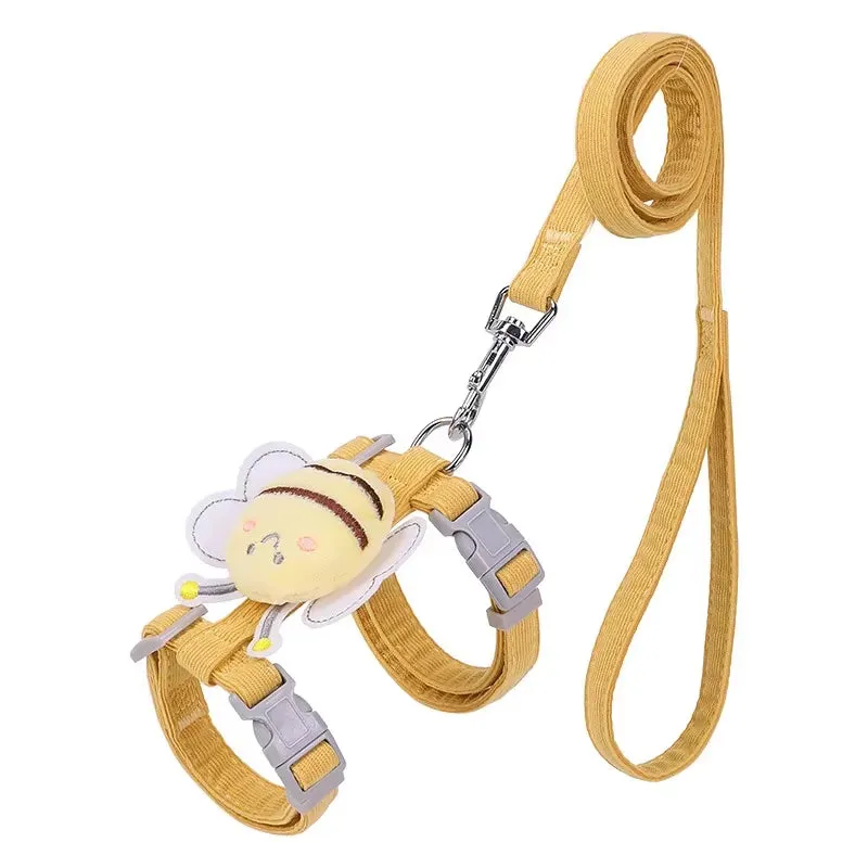 Cat Harness Leash Collar Set Adjustable