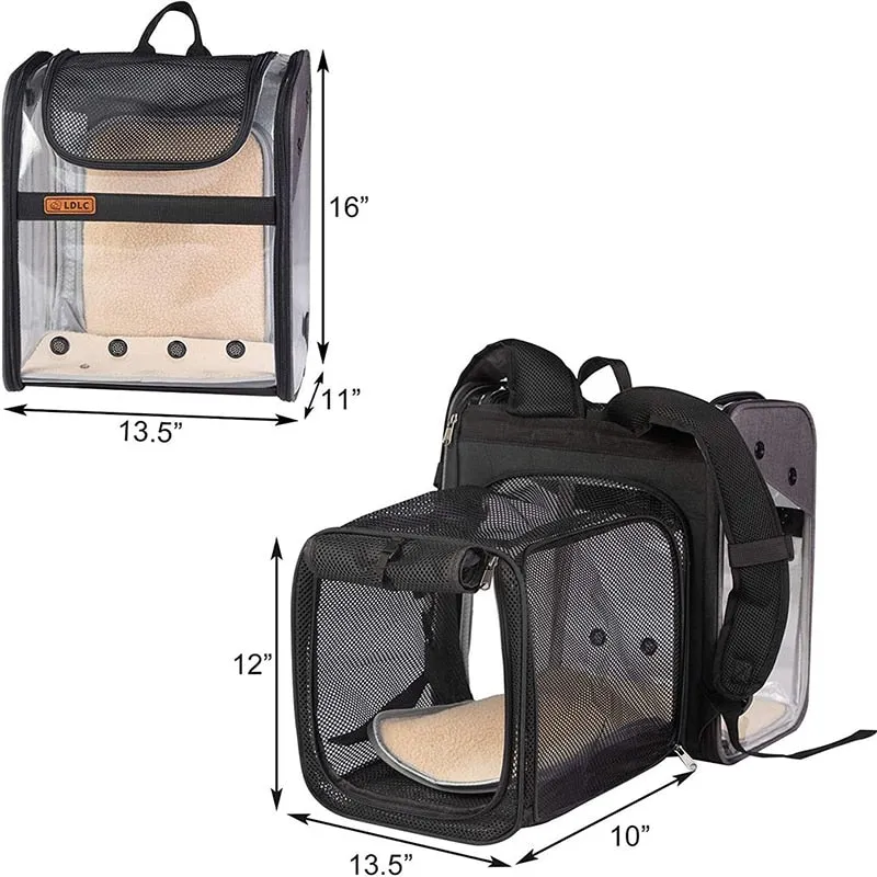 Cat Pet Carrier Airline Approved Backpack