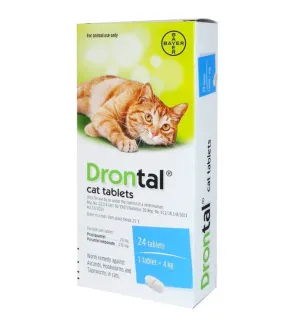 Drontal Worming Tablet for Cats [Sold per Tablet]