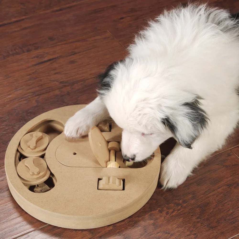 Ethical Pet SPOT Seek-A-Treat Flip 'N Flap Dog IQ Puzzle Toy