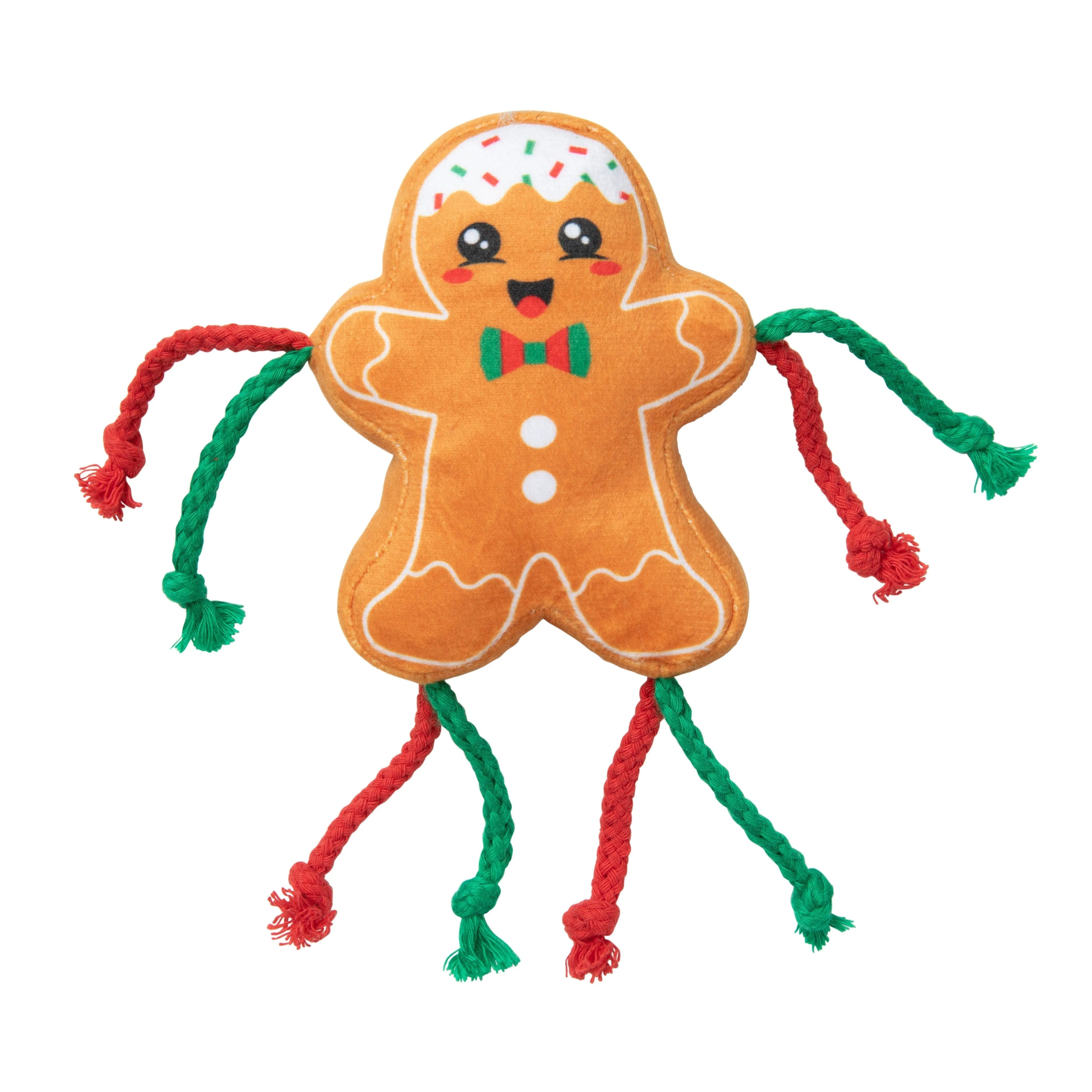 FuzzYard Christmas Fred the Gingerbread Soft Cat Toy