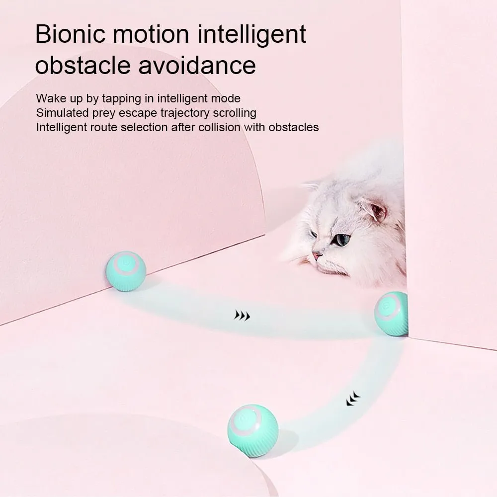 Gravity Smart Rolling Ball - Smart Electric Cat Ball Toys for Indoor