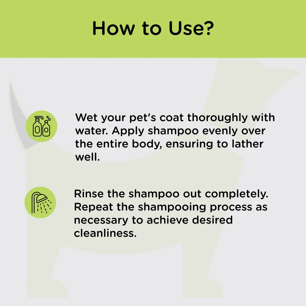 Himalaya Erina-EP Tick and Flea Shampoo for Dogs and Cats