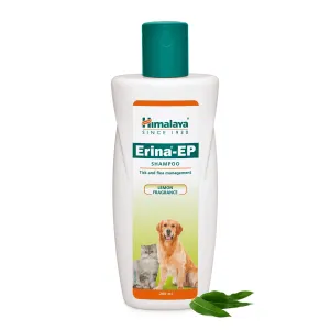 Himalaya Erina-EP Tick and Flea Shampoo for Dogs and Cats