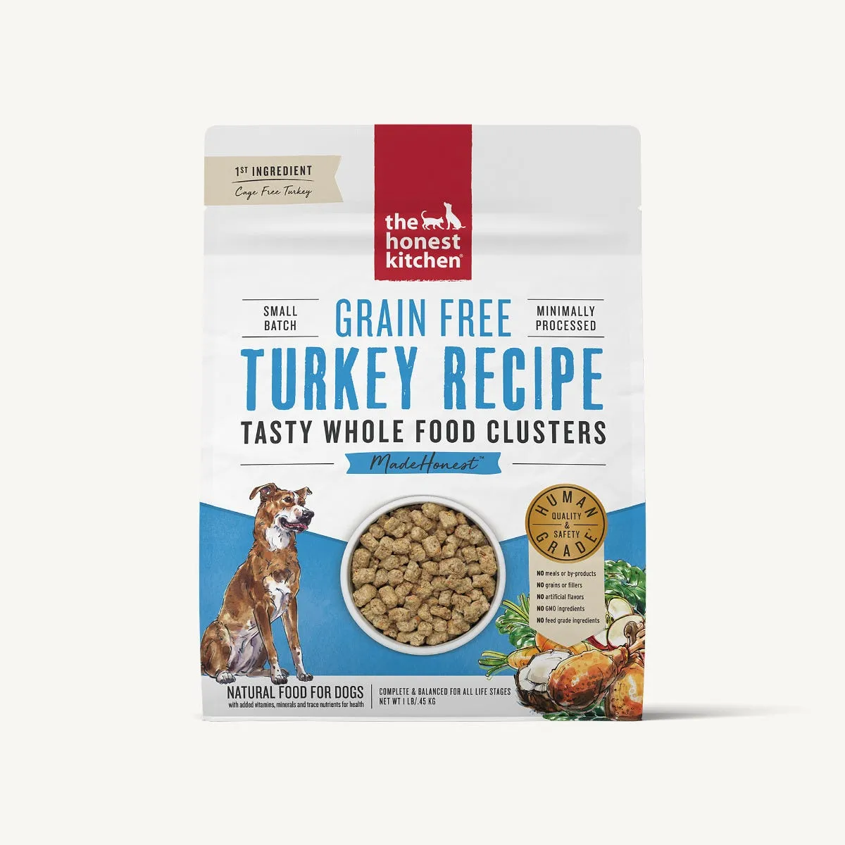 Honest Kitchen Whole Food Clusters Dog Food (Dry) - Turkey