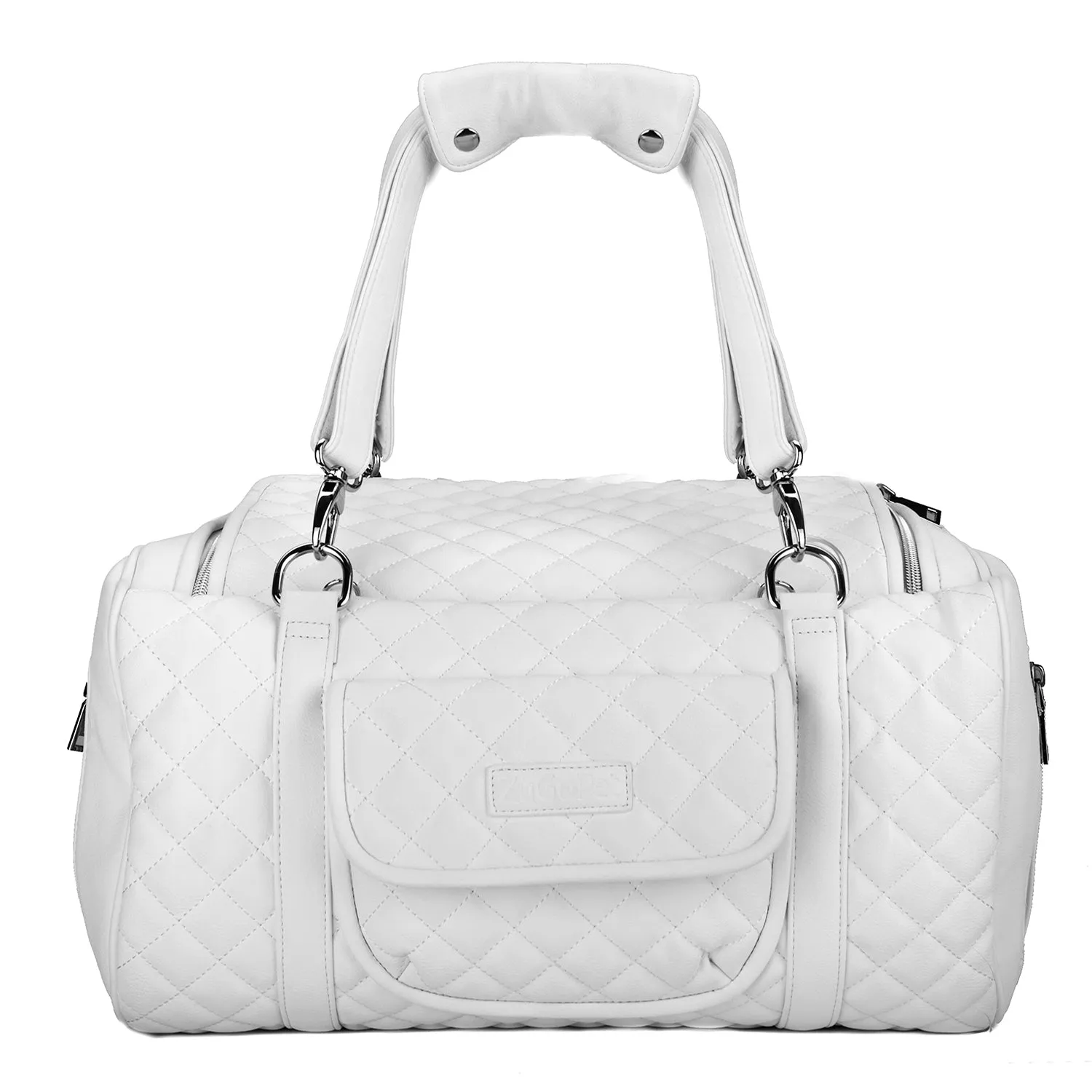 Jetsetter - Premium Car Seat & Airport Compliant Pet Carrier (Black, White, Grey & Pink)