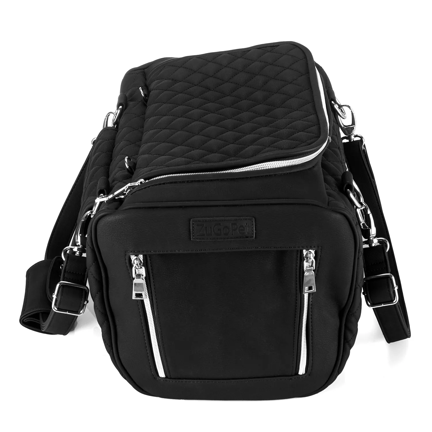 Jetsetter - Premium Car Seat & Airport Compliant Pet Carrier (Black, White, Grey & Pink)