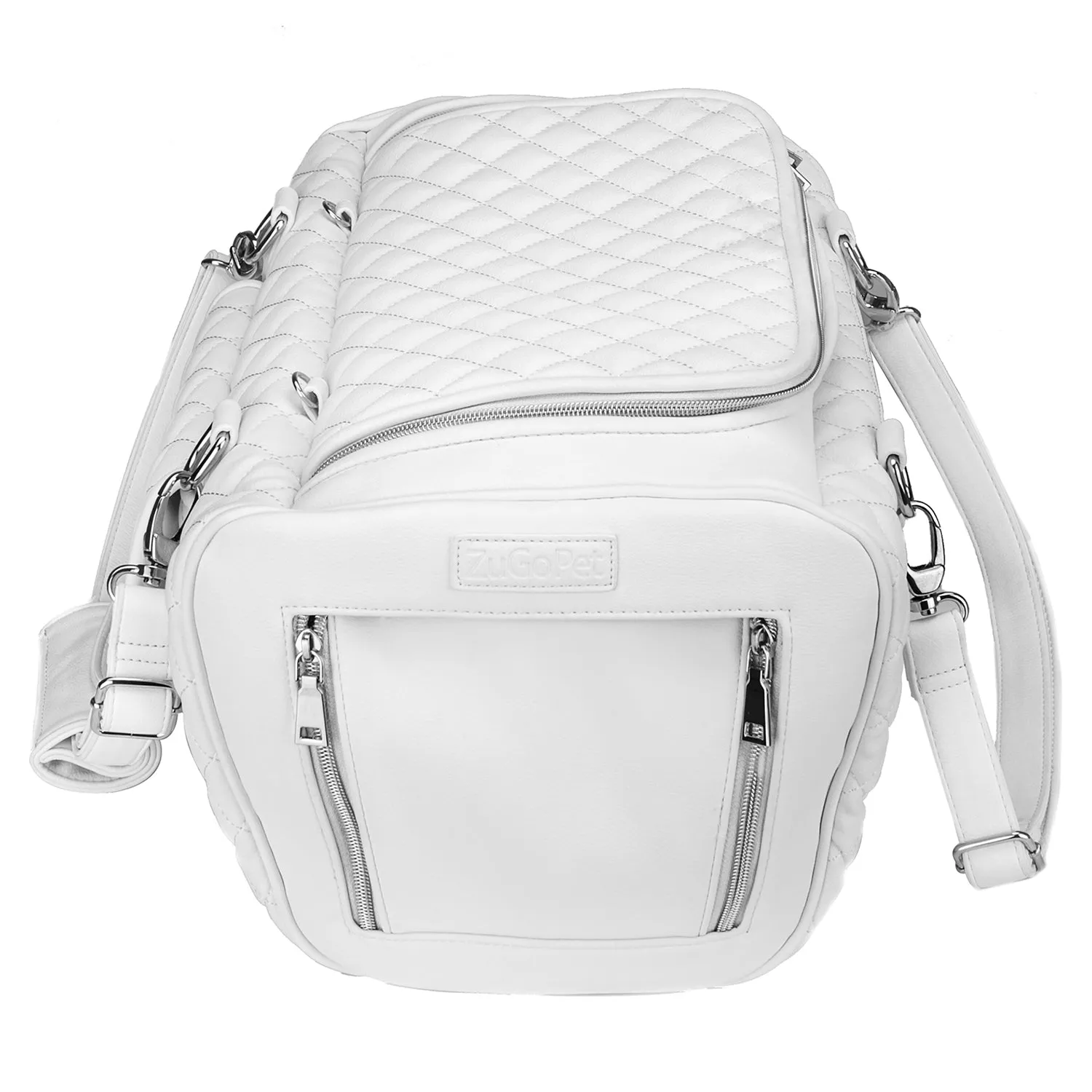 Jetsetter - Premium Car Seat & Airport Compliant Pet Carrier (Black, White, Grey & Pink)