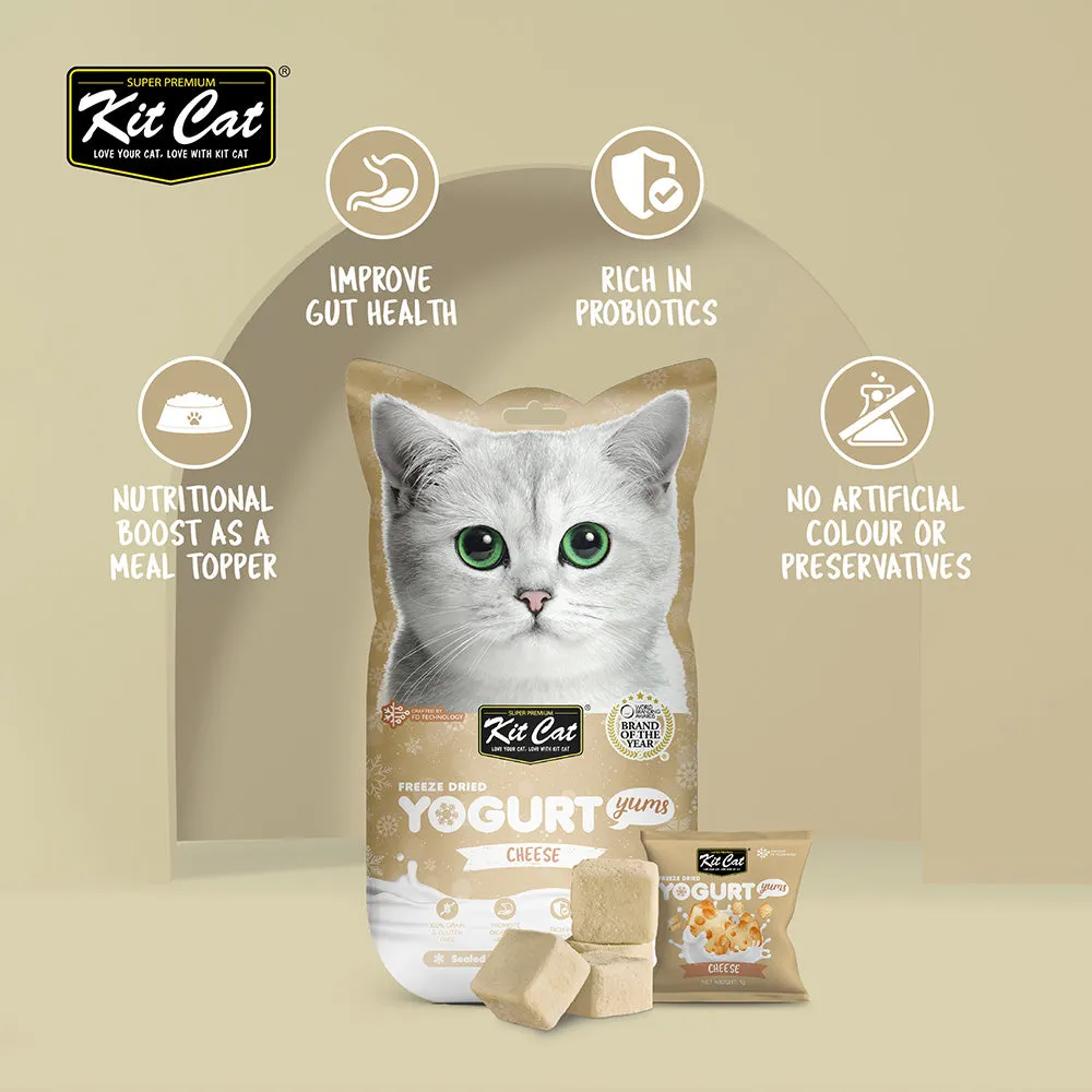 KitCat Cat Freeze-Dried Yogurt Yums Cheese 10g (1g x 10)