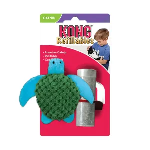 KONG Refillable Catnip Cat Toy, Turtle
