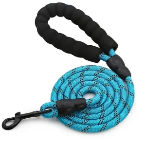 M blue Pet leash, reflective nylon rock climbing round rope dog leash, dog leash AZ19387
