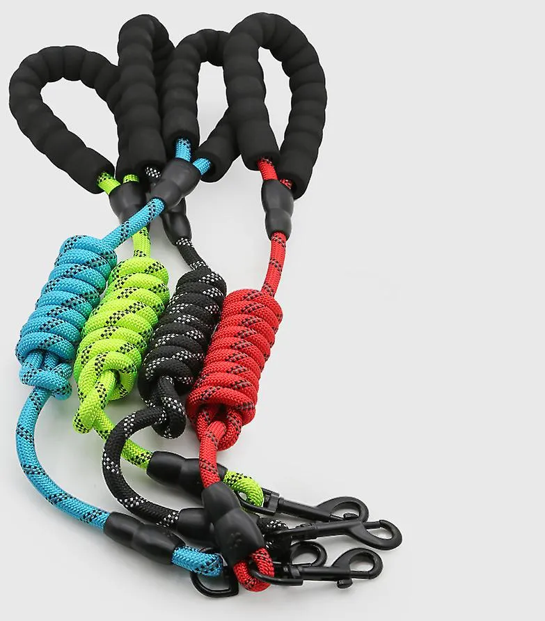 M blue Pet leash, reflective nylon rock climbing round rope dog leash, dog leash AZ19387