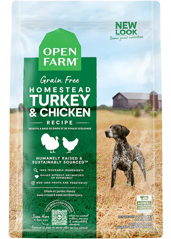 Open Farm - Grain Free Homestead Turkey & Chicken - Dry Dog Food