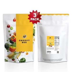 Organic Freeze-Dried Crunchy Munchies Banana Mango Passion Fruit 2 oz (57g) (3-Pack)