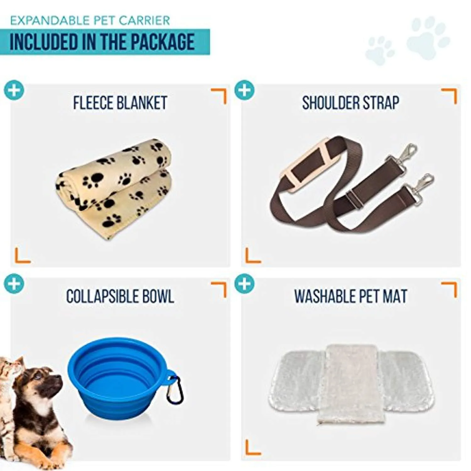 PETYELLA Pet Carrier   Fleece Blanket & Bowl - Innovative Design Airline Approved - Lightweight Dog & Cat Carrier