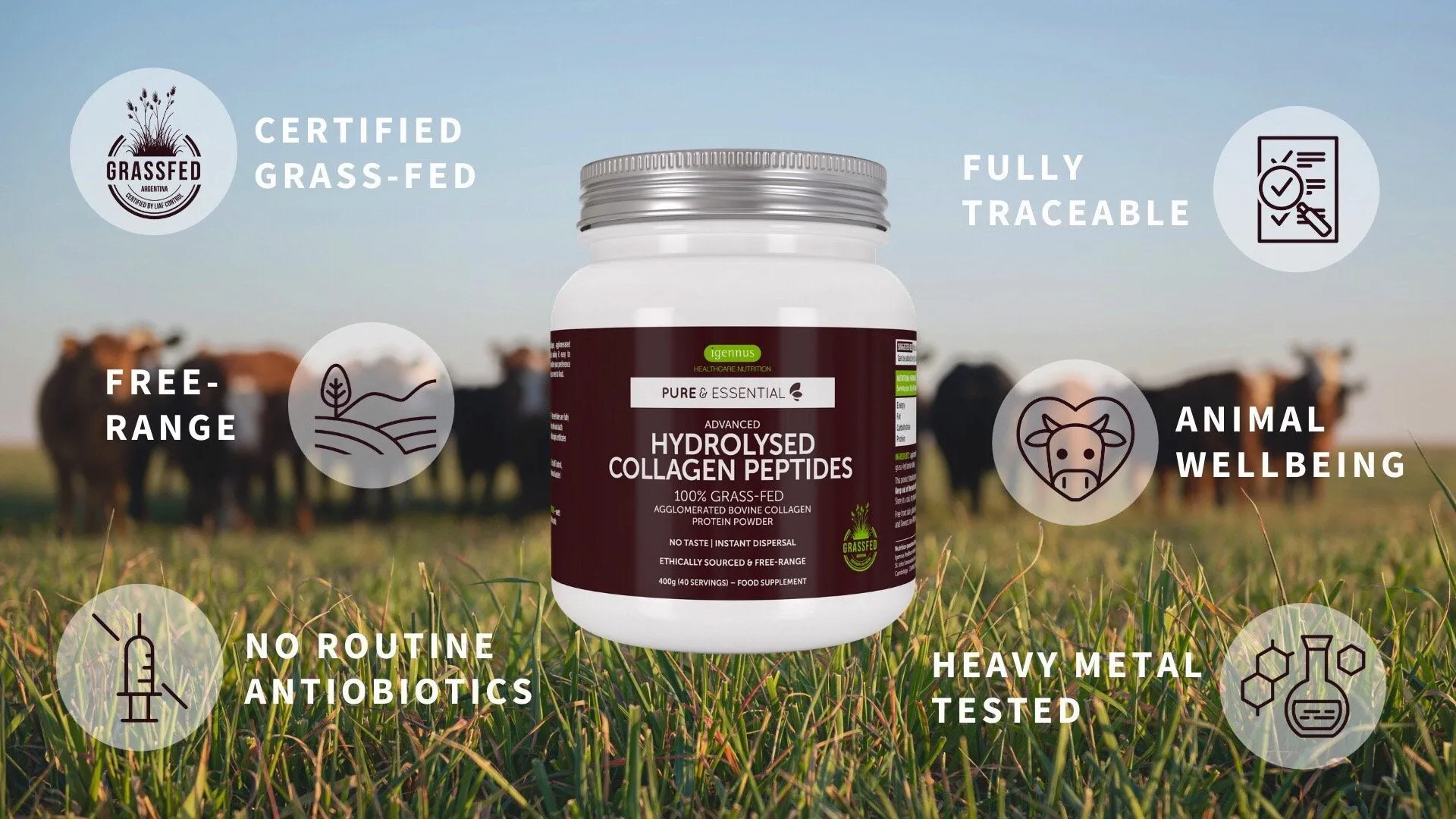 Pure & Essential Advanced Hydrolysed Collagen Peptides