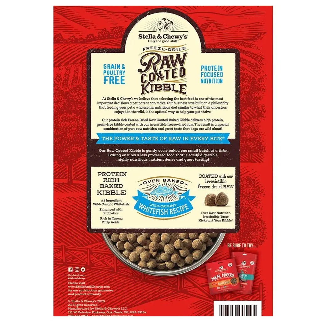 Raw Coated Kibble Whitefish Recipe 22lbs