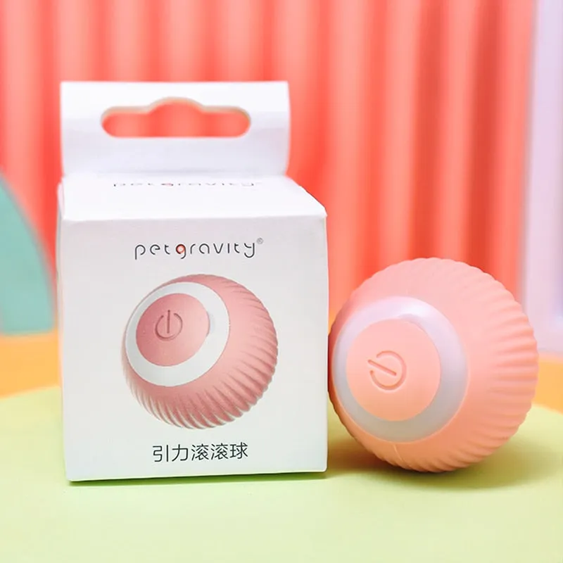 Self-Moving Electric Cat Ball Toy for Indoor Play