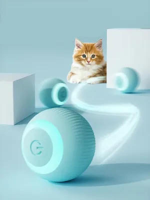Self-Moving Electric Cat Ball Toy for Indoor Play
