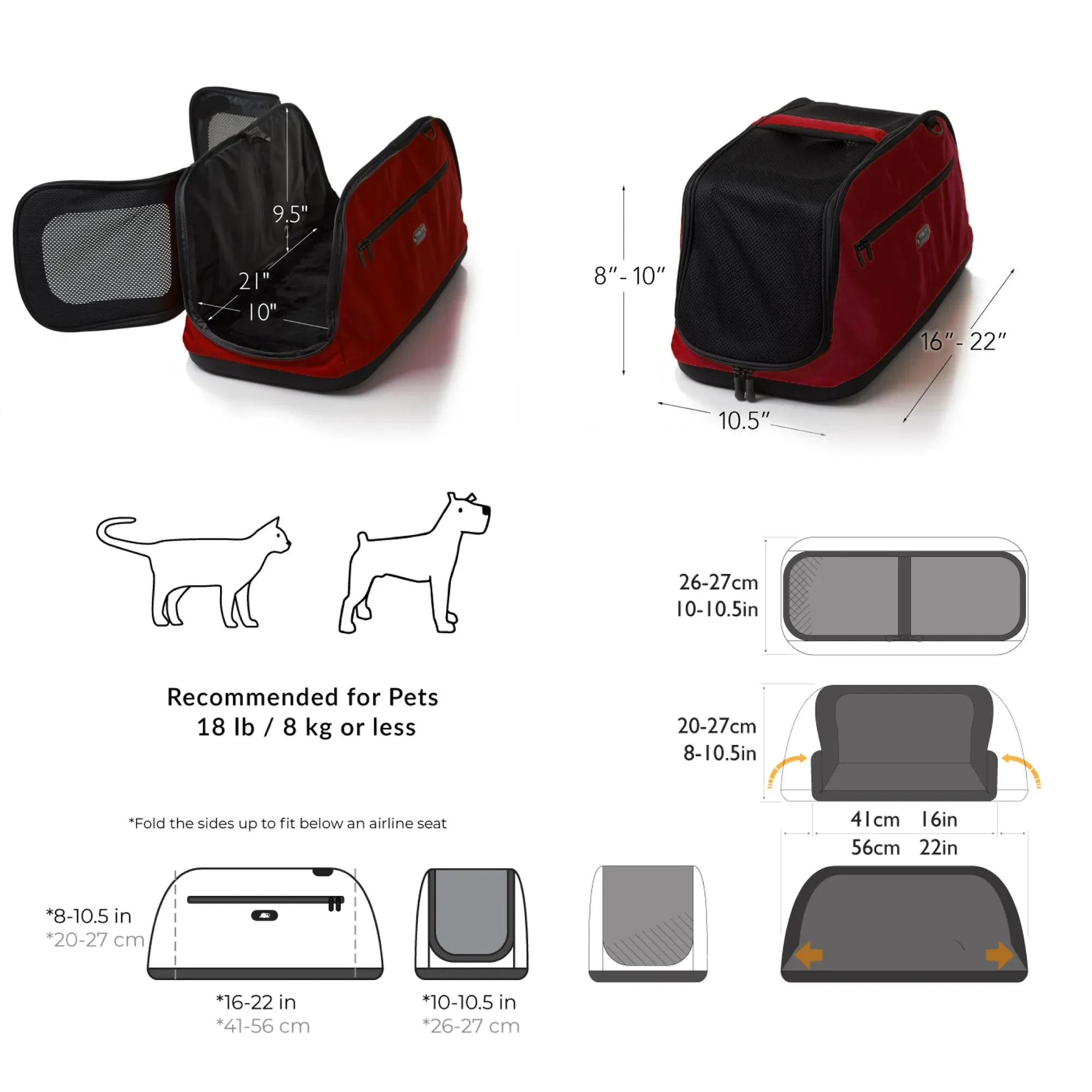 sleepypod air - strawberry red