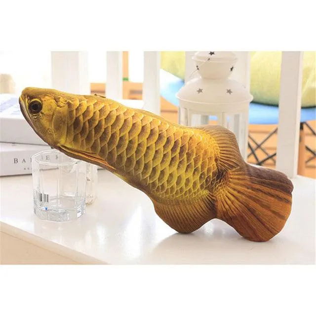 Soft Plush Fish Catnip Toy