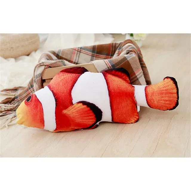 Soft Plush Fish Catnip Toy