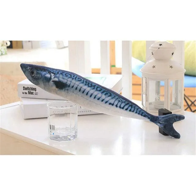 Soft Plush Fish Catnip Toy