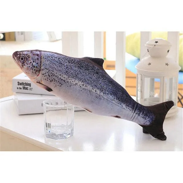 Soft Plush Fish Catnip Toy