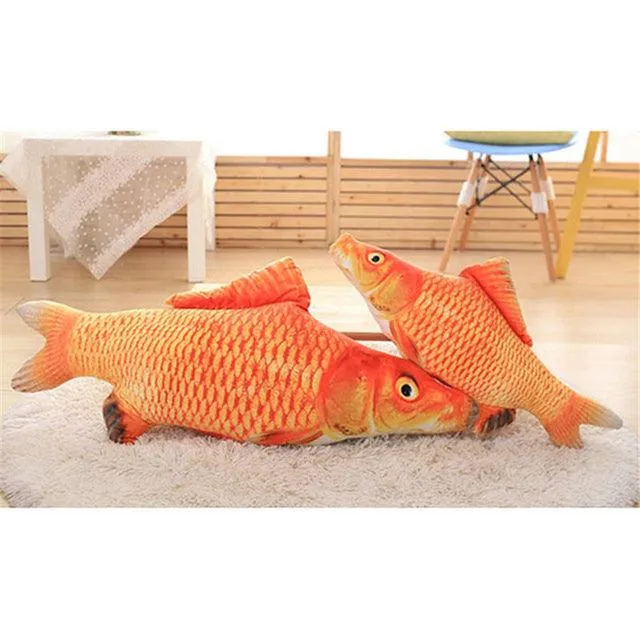 Soft Plush Fish Catnip Toy