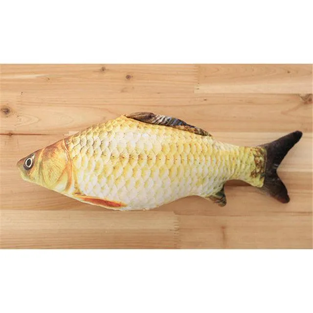 Soft Plush Fish Catnip Toy