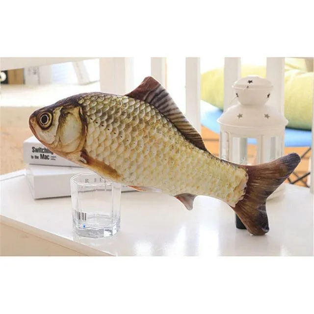 Soft Plush Fish Catnip Toy