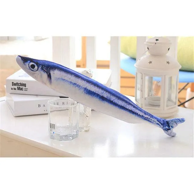 Soft Plush Fish Catnip Toy