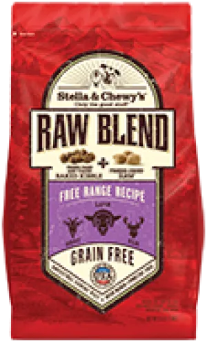 Stella & Chewy's Dry Dog Food Raw Blend Grain-Free Free Range Recipe