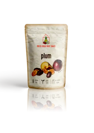 The Rotten Fruit Box Freeze Dried Plums Snack Pouch