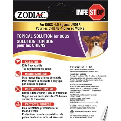 Zodiac Infestop Topical Flea Adulticide Dogs